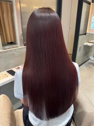 ロング カラー ✨️髪質改善/縮毛 矯正/ゆうき✨️のヘアスタイル