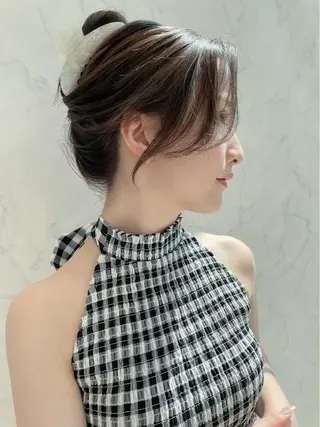 ミディアム チダアキフミ Ash大森のヘアスタイル