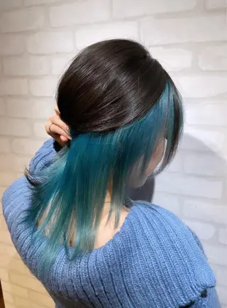 ミディアム カラー ヘアアレンジ 髪質改善×艶カラー ANDIAMO 楓のヘアスタイル