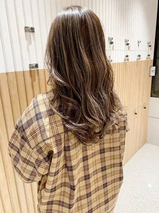 ロング カラー ボブ/ハイトーン 立川loose 下田のヘアスタイル