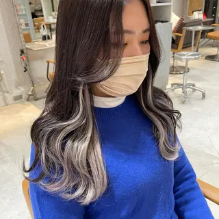 ロング カラー nameless miichiのヘアスタイル