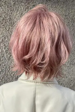 ショート カラー 骨格整形カット/ ショート✂️堀夢哉のヘアスタイル