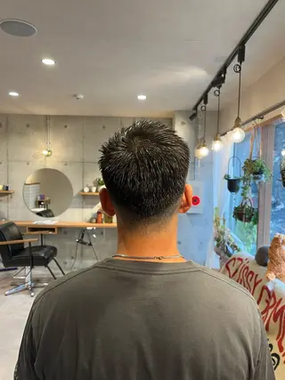 ショート メンズ Lamp所属・🌀メンズパーマ🌀 🐏丸山祐宇🐏のヘアスタイル