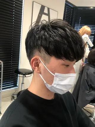 ショート メンズ ミヤギ リュウキのヘアスタイル