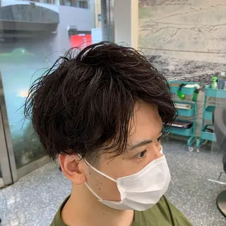 ショート パーマ 小沼 正悟のヘアスタイル