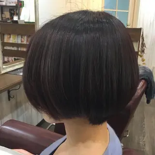 ショート カラー パーマ 金崎 新吾のヘアスタイル