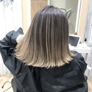 ミディアム カラー ❤️ダブルカラー 髪質改善❤️SAYAのヘアスタイル