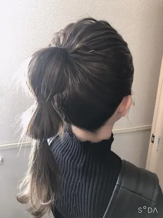 セミロング 六本木/ヘアセット /hairmakeのヘアスタイル