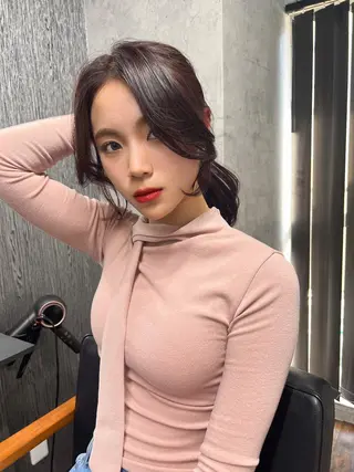 セミロング foi. フォワ所属・🇰🇷韓国トレンド ヘア🇰🇷高田のヘアスタイル