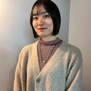 ミディアム 舟橋耀/ブリーチカラ ー/レイヤーカットのヘアスタイル