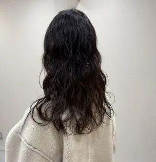 セミロング パーマ 透明感カラー ☆akoのヘアスタイル