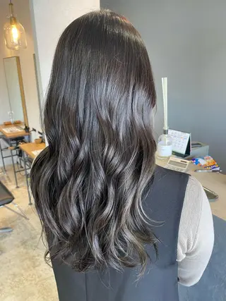 ロング カラー 《nico》 髙橋秋花🖤🧡のヘアスタイル