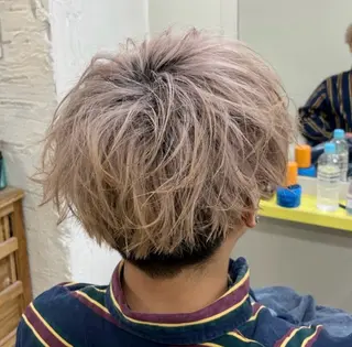 メンズ Nest千葉颯 パーマモデル募集のヘアスタイル