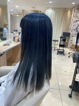 ロング カラー 🩵波巻き/ツイスパ HARU💎のヘアスタイル