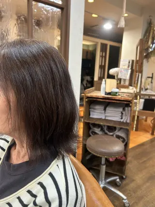 ミディアム 徳 永のヘアスタイル