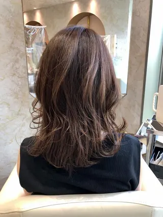 ミディアム La fith hair rond 立川店所属・kyosuke 透明感カラーのヘアスタイル