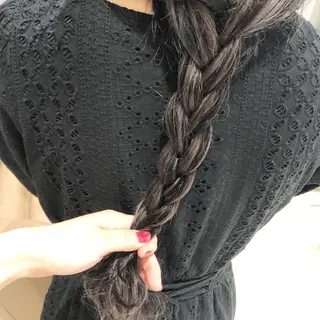 ロング カラー ヘアアレンジ 吉野 優子のマツエク・マツパデザイン