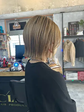 ショート C’LD hair produce /シールドヘア所属・モテ髪/ボブ/ショー ト/アダチフウトのヘアスタイル