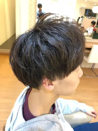 ショート パーマ メンズ メンズカット 三村洸斗のヘアスタイル