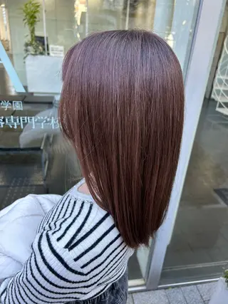 セミロング カラー ayane🎀／ レイヤーカット💫のヘアスタイル