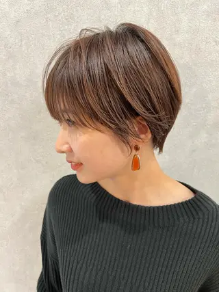 ショート 今野春花 仙台　ショートボブのヘアスタイル