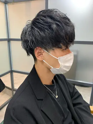 ショート パーマ メンズ 【S.BROOM】 店長　西川徹のヘアスタイル