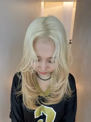 カラー ハイトーン特化 pepe🎀のヘアスタイル