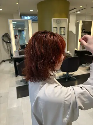 パーマ 藤原 智恵のヘアスタイル