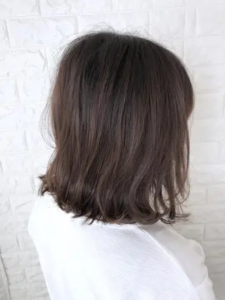 ミディアム 縮毛矯正/髪質改善 主税巧一のヘアスタイル