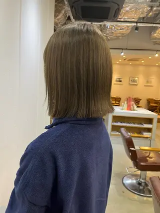 ショート カラー 中津/梅田/赤み消し /髪質改善/愛芽のヘアスタイル