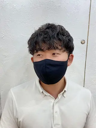 パーマ メンズ パーマ、髪質改善 菊地美月のヘアスタイル