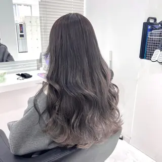 ロング カラー 艶髪グレージュ特化/ CHIKARAのヘアスタイル