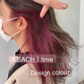 ミディアム カラー 舟橋 りんかのヘアスタイル