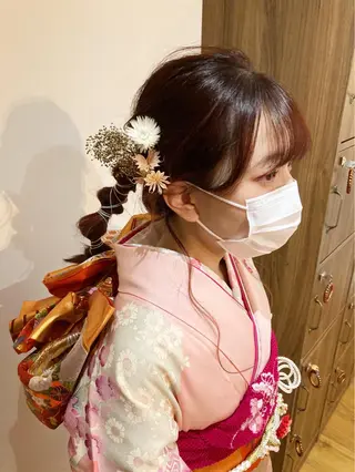 ミディアム 上野湧太 髪質改善/艶カラーのヘアスタイル