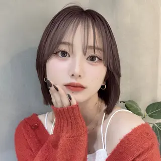 ショート ボブ韓国風レイヤー 髪質改善/畠中ケントのヘアスタイル