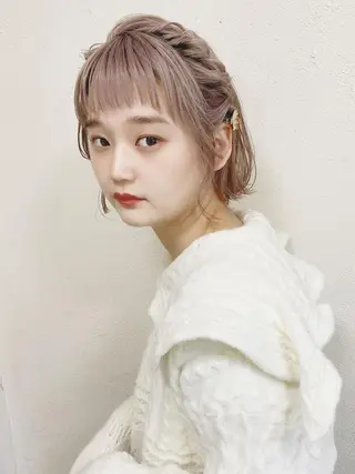 ショート カラー shiori ❤︎ /透明感カラーのヘアスタイル