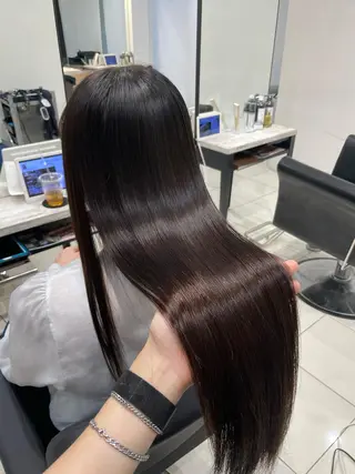 ロング 髪質改善縮毛矯正 kosuke_IJKのヘアスタイル