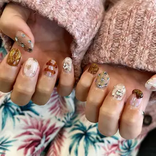 ネイル 阿部 ほのかのネイルデザイン