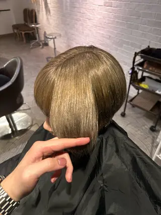 ショート カラー ︎💓愛され🫧セル ｢col大通り」🍀のヘアスタイル