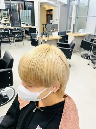 カラー THE BARBER 日本橋高島屋S.C.所属・山﨑 なみのヘアスタイル