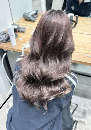 ロング カラー 🍀銀座美容師🍀 似合わせ/韓国ヘアのヘアスタイル