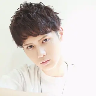 ショート パーマ メンズ 💙あかみね 💙(mine)のヘアスタイル