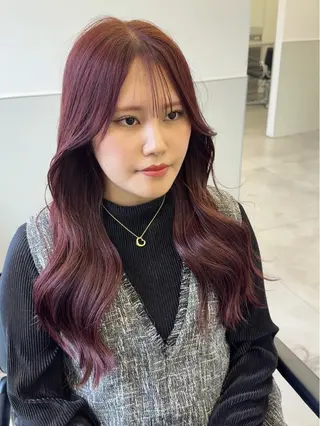 ロング カラー GO TODAY シェアサロン 町田店所属・韓国ヘア🇰🇷 スズキのヘアスタイル