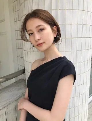 ショート カラー 🌙レイヤーカット 🌙/HI naのヘアスタイル