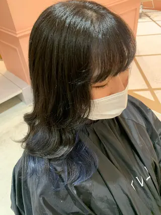 ロング u n aのヘアスタイル