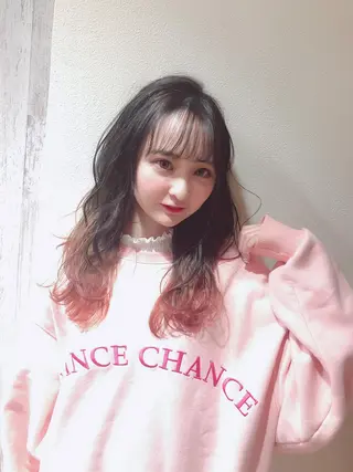 セミロング カラー レイヤーカット/ボブ /縮毛矯正✨大輝のヘアスタイル