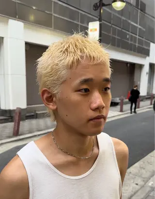 ショート カラー GO TODAY シェアサロン心斎橋edel店所属・【メンズ特化美容師】 岩城　昇悟のヘアスタイル