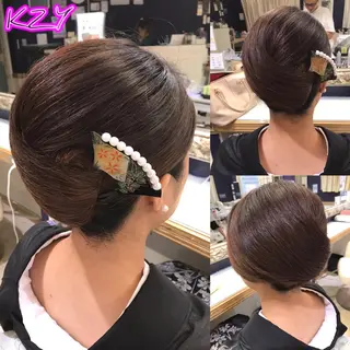 セミロング ヘアアレンジ 【enil代表】 杉林和哉のヘアスタイル