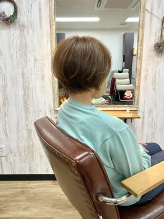 ショート 🫧‪縮毛矯正 かとうよしき🫧のヘアスタイル