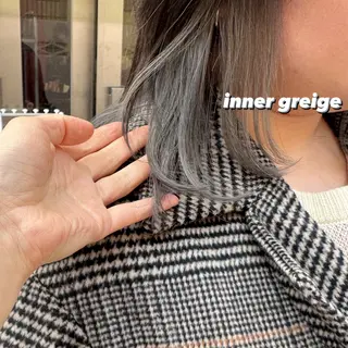 ミディアム カラー ✂︎岡根 京花✂︎のヘアスタイル